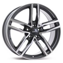 Колесные диски Alutec Ikenu 7,5R17 5*108 ET52,5 d63,4 Graphite Front Polished [IKE75752F52-9]