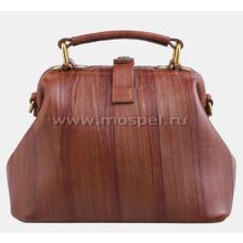 Женский саквояж W0013 коньяк