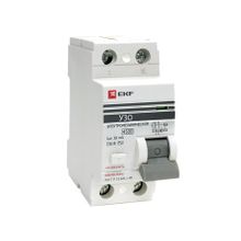 Устройство защитного отключения УЗО ВД-100 2 полюса, 25А, Тип AC, 10мА | код. elcb-2-25-10-em-pro | EKF