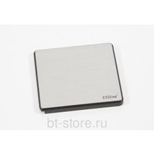 Розетка Evoline Square80 220+USB-зарядное c RJ45 нержавейка (927.00.031)