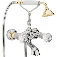 Webert Смеситель Karenina KA720201017 хром золото, для ванны с душем