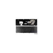 Клавиатура для ноутбука HP G72 CQ72 серий русифицированная черная