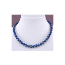 Бусики-Колечки Бусы Лазурит "Классика 8" арт.НЛА-1(8)-42-2