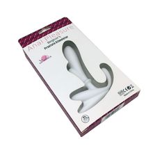 Розовый массажер простаты Anal Pleasure Beginers Prostate Stimulator - 14 см. (241221)