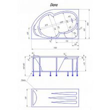 Акриловая ванна 1MarKa Diana (R)
