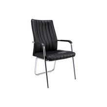 Конференц-кресло Easy Chair 811 VPU черное (искусственная кожа металл хромированный)