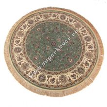 Бельгийский ковер Измуруд 2m004 green krug, 2.8 x 3.8