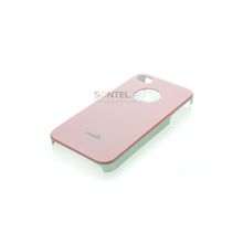 Задняя накладка Moshi для iPhone 4 4S розовая