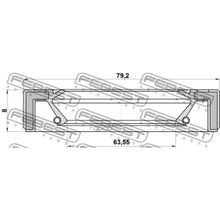 Сальник Привода Mazda Cx-7 Er 2006-2012 65*79*8 Мм Febest арт. 95GAY65790808C