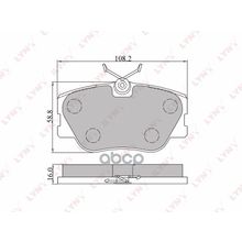 Колодки Тормозные Дисковые LYNXauto арт. BD5301