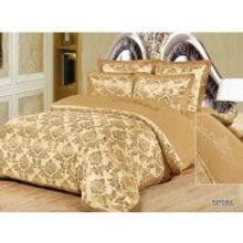 Постельное белье DIMATEOS Жаккард с вышивкой Евро с 4мя нав. Silk-Place 41606