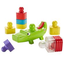 Fisher Price (MATTEL) Mattel Fisher-Price DRG34 Игрушка-пирамидка "Веселый крокодил" DRG34