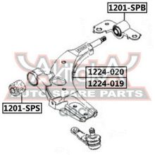 Рычаг Подвески Нижний | Перед Лев | ASVA арт. 1224020