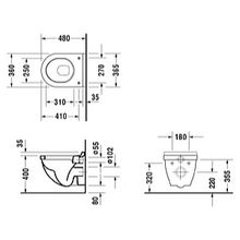 Унитаз подвесной Duravit Starck 3 2202090000