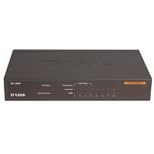 Коммутатор   D-Link  DES-1008P   8-port Desktop Switch with 4-port  PoE (8UTP, 10 100Mbps)