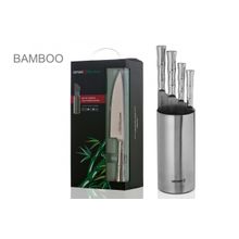 Набор из 4 ножей и подставки SBA-05 K "SAMURA BAMBOO" в подарочной коробке