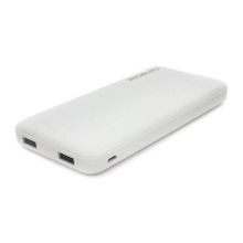 Зарядное устройство Гарнизон GPB-115W, 10000 мА ч, Li-pol, 2.1A, 2xUSB, белое