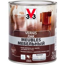 V33 Vernis Meubles 1 л глянцевый красное дерево