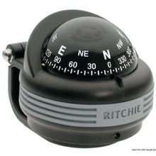 Osculati RITCHIE Trek compass w bracket 21 4 black black, 25.080.21