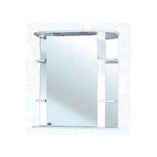 Магнолия-65 зеркало шкаф, 55 см, белое, левое, правое, Bellezza