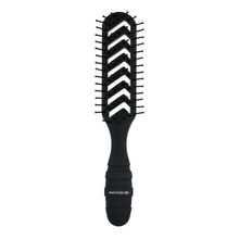 Профессиональная расческа для сушки и укладки волос черная Vess Hairstyling Pro Mix Skeleton Brush
