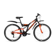 Велосипед FORWARD ALTAIR MTB FS 26 1.0 черный 16" 26" (2018)