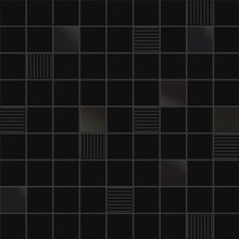 Ibero Black & White Black Cubic Mosaico 31.6x31.6 см