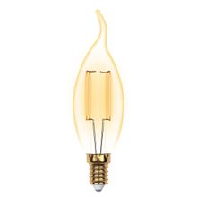 Uniel Лампа светодиодная филаментная Uniel E14 5W 2250K прозрачная LED-CW35-5W GOLDEN E14 GLV21GO UL-00002397 ID - 255174