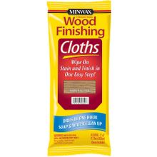 Minwax Wood Finishing Cloths 8 салфеток в упаковке темный махагон