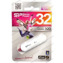 Флешка 32 Gb Silicon Power Luxmini 320 White