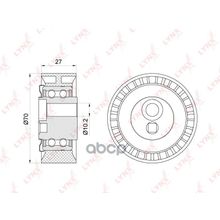 Ролик Натяжной Приводного Ремня Citroen Berlingo 1.8d-2.0hdi 96-   Peugeot Expert   Partner 1.8d-2.0hdi  96-   + Ac LYNXauto арт. PB5059