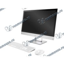 Моноблок HP "Pavilion 24-r002ur" 2MJ39EA (Core i3 7100T-3.40ГГц, 4ГБ, 16+1000ГБ, HDG, DVD±RW, LAN, WiFi, BT, WebCam, 23.8" 1920x1080, W10 H) + клавиатура + мышь [141087]