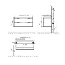 BelBagno Мебель для ванной ANCONA-N 900 Bianco Frassinato