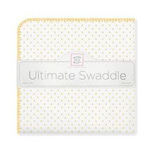 SwaddleDesigns Classic Polka Dots желтая