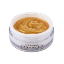 Маска для лица ночная омолаживающая J&G Cosmetics Gold Snail Sleeping Pack 100г