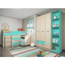 Сильва Гарнитур для детской Рико №1 аква ID - 318726