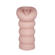 Мастурбатор-вагина 3D с эффектом смазки телесный