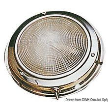 Osculati SS light fixture light 175 mm, 13.543.02