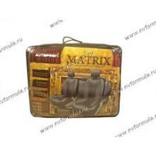 Чехлы универсальные AUTOPROFI Matrix M MTX-1105G BK D,GY черные т-серые