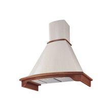 Вытяжка JET AIR DENVER 60 WH (металл белый, гофрированный, дерево нетонир.)