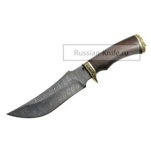 Нож Акула (дамасская сталь), венге