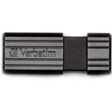 Флэш накопитель USB 16 Гб Verbatim Pin Stripe Black (049063)