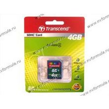 Флеш накопитель SDHC Card  4Гб Transcend Class 4 SALE