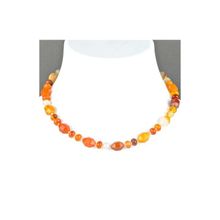 Бусики-Колечки Бусы Сердолик "Минди" арт.П3702