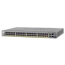 netgear (managed l2 switch with cli and 48ge+2 sfp combo ports (including 48 poe) with static routing,mvr, rps eps support,poe budget up to 380w(up to 720w via eps)) fsm7250p-100nes