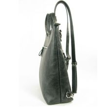 Studio KSK Серый кожаный рюкзак 5515
