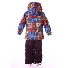 Теплый снег Костюм для мальчика (куртка, полукомбинезон, шарф) Q824W16 123