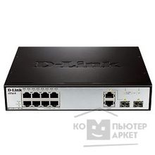 D-Link DES-3200-10 C1A Управляемый коммутатор 2 уровня с 8 портами 10 100Base-TX, 1 портом 100 1000Base-X SFP и 1 комбо-портом 100 1000Base-T SFP