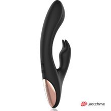 DreamLove Черный вибратор-кролик с пультом-часами Anne s Desire Rabbit Vibe Wireless Watchme - 20,5 см. (черный)