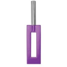 Фиолетовая шлёпалка Leather Gap Paddle - 35 см. (80287)